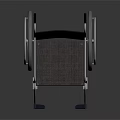 Modern Durable Wheelchair With Metal Frame Fabric Seat And Smooth Rolling Wheels