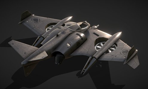 Modern Fighter Bomber Fighting Air Force 3d model