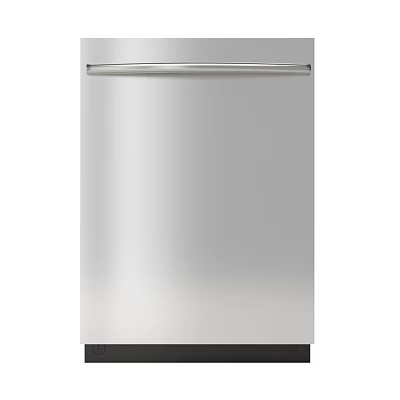 Stainless Steel Modern Dishwasher With Sleek Surface And Handle For Kitchen 3d model