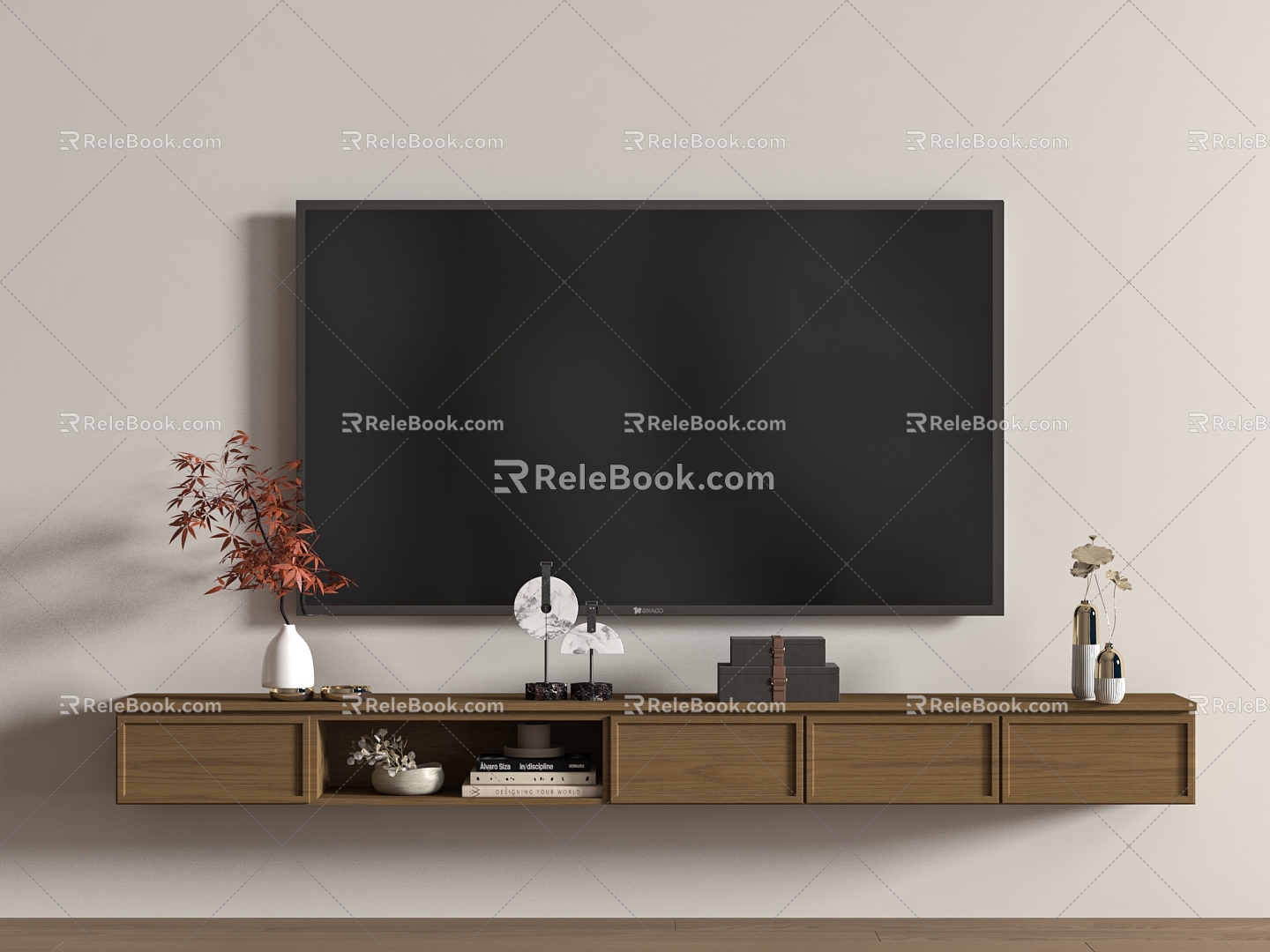 New Chinese TV Cabinet New Chinese TV Cabinet 3d model