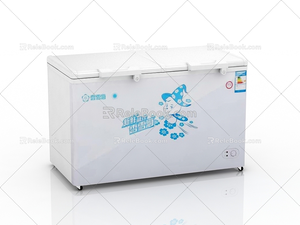 Refrigerator Freezer 3d model