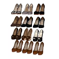 Stylish High Heels Collection With Various Colors Different Styles Peep Toe And Bow Details