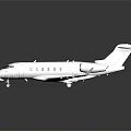 White Passenger Jet With Sleek Design Twin Engines Tail Wing And Reflection On Dark Surface