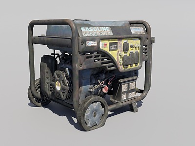 Old gasoline generator 3d model