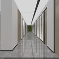 Modern Break Room Design With Gray Cabinets Bar Counter Bar Stools Refrigerator And Green Plant