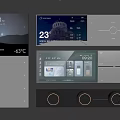 Switch Modern Smart Panel Visual Panel Function Panel 3d model