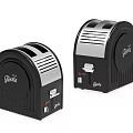 Gefu Black And Silver Toasters Modern Kitchen Appliances With Stylish Design