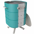 Colorful Modern Kitchen Storage Trolley With Wheels And Multiple Drawers