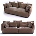 Double sofa 3d model