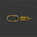 Rusty Yellow Clamp Hardware Tool with Durable Build for Secure Holding Applications