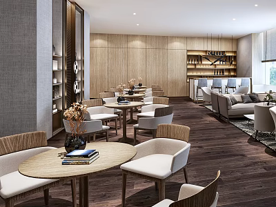 Modern negotiation area Sales office Negotiation area 3d model