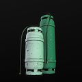 Modern Gas Tank Modern Realistic Gas Tank Gas Tank Equipment Industrial Flammable and Explosive Goods 3d model