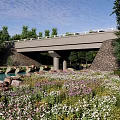 highway bridge 3d model
