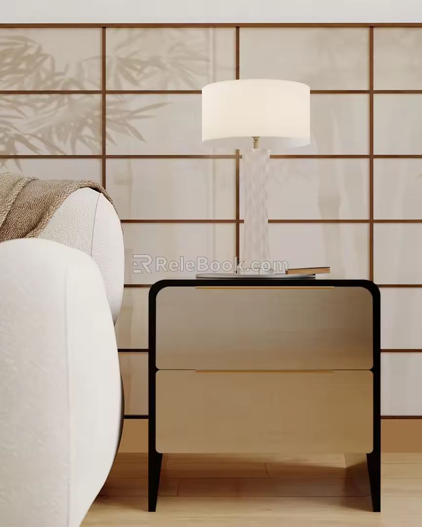 Table lamp side a few table lamp 3d model