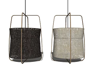 Modern Chandelier Homestay Chandelier 3d model