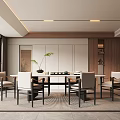 Modern Restaurant 3d model