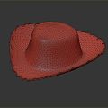 Modern Hat Cowboy Hat Fashion Cowboy Hat 3d model