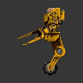 Industrial Robot Single Wheel Robot Double Wheel Robot Assistant Small Robot 3d model