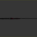 Medieval Scythe Weapon With Long Handle Red Accents And Curved Blade