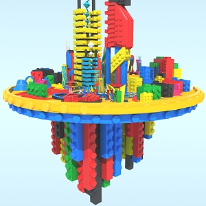 Lego City Modern Toys 3d model