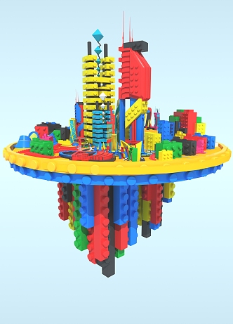 Lego City Modern Toys 3d model