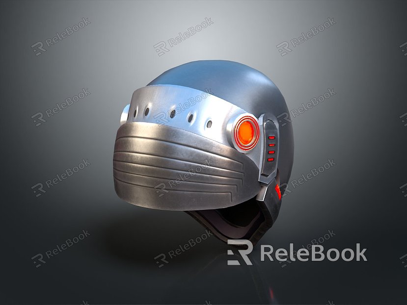 Sci-Fi Helmet Alien Helmet Helmet High Tech Helmet Game Helmet PBR Helmet model