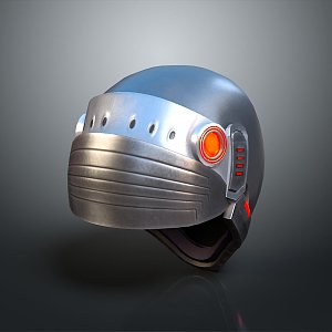 Sci-Fi Helmet Alien Helmet High Tech Helmet Game Helmet PBR Helmet 3d model