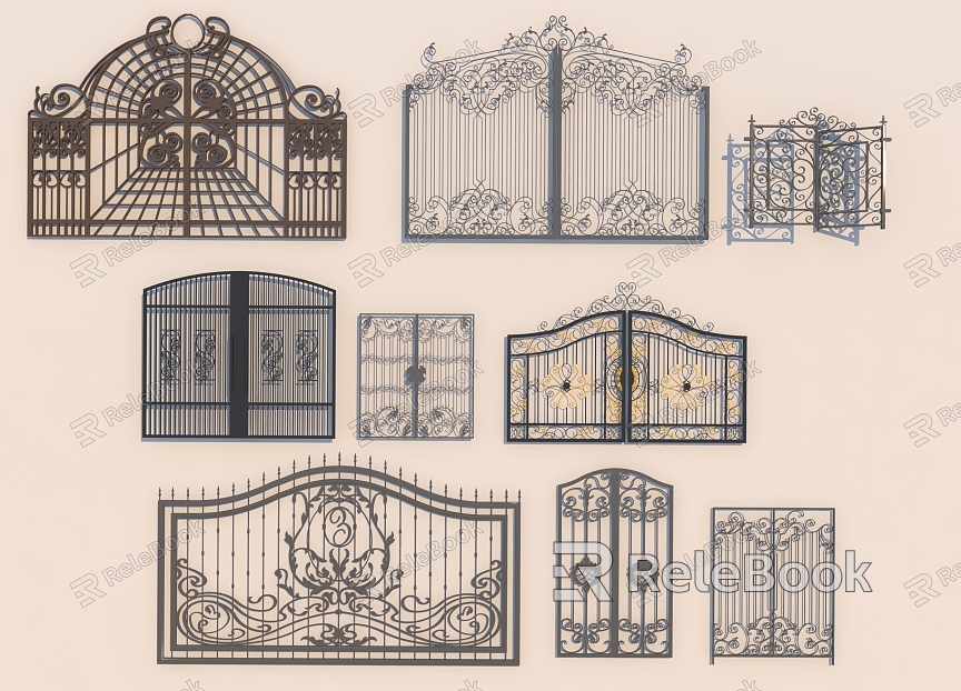 wrought iron gate iron gate school gate gate model