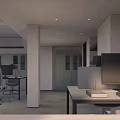 Modern Public Office Area Interior With Desks Ergonomic Chairs Large Windows And Storage Cabinets