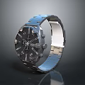 Sleek YISSEI Wristwatch With Stainless Steel Band And Black Dial