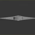 Medieval Metal Sword With Decorative Hilt And Sharp Silver Blade