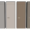 Modern Interior Swing Doors With Multiple Color Options And Sleek Design 3d model