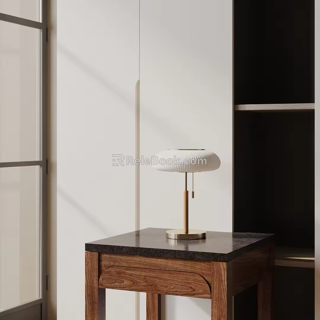 Modern table lamp 3d model