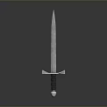 Officer Sword Long Sword Sheath Sword Samurai Sword Samurai Sword Accessories Soldier Sword Knight Sabre 3d model