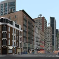Aerial View Urban Planning Of Modern City With High Rise Buildings And Construction Cranes