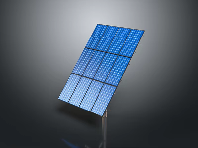 Efficient Blue Solar Panel Daily Electrical Appliance For Home Renewable Energy Supply 3d model