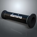 Domino Black Cylindrical Headphone Speaker With Carbon Fiber Design