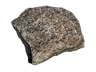 Natural Rockery Stone With Rough Surface Texture For Garden Decoration 3d model
