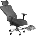 Comfortable Ergonomic Office Mesh Chair Adjustable Swivel Desk Set Breathable Design