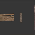 Rustic Wooden Furniture Collection With Bench Small Bracket And Large Shelf Bracket