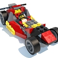 Style Toys Lego Racing Decorative Ornaments Jewelry Building Blocks 3d model