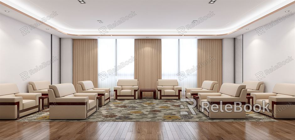 Modern Reception Room model