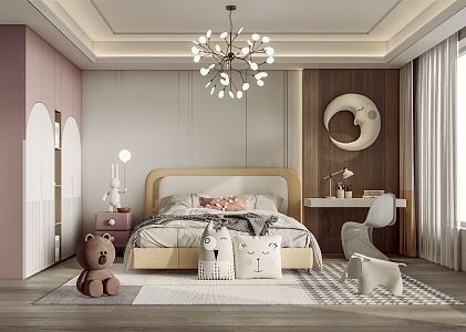 Modern Children's Room 3d model