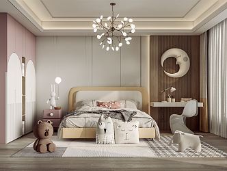 Modern Children's Room 3d model