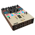 Pioneer DJ Mixer Featuring Multiple Knobs Colorful Buttons Faders And Control Panel