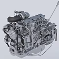Industrial Engine With Precision Mechanical Components And Heavy Duty Structure For Industrial Machinery Applications