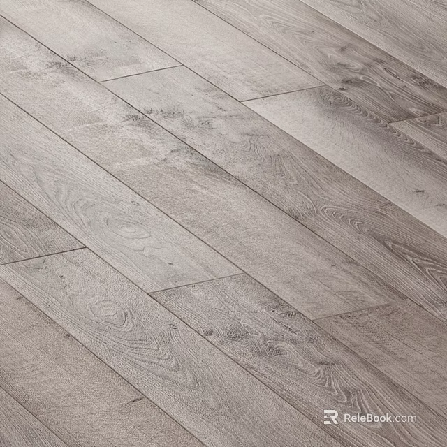 Modern Wooden Flooring With Light Gray Tone And Natural Wood Grain Texture 3d model 