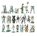 Cute Assorted Collectible Dolls With Different Character Designs And Fun Styles 3d model