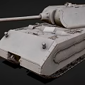 Detailed Military Tank Featuring Large Cannon Heavy Armor Turret And Tracks