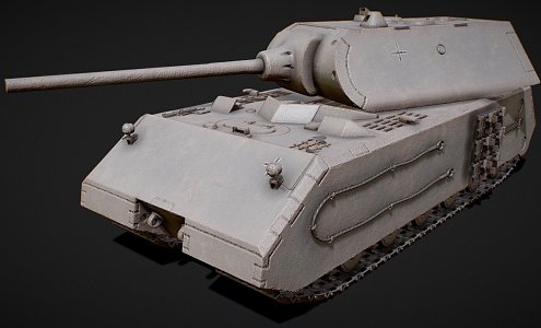 armored fighting vehicle heavy tank 3d model